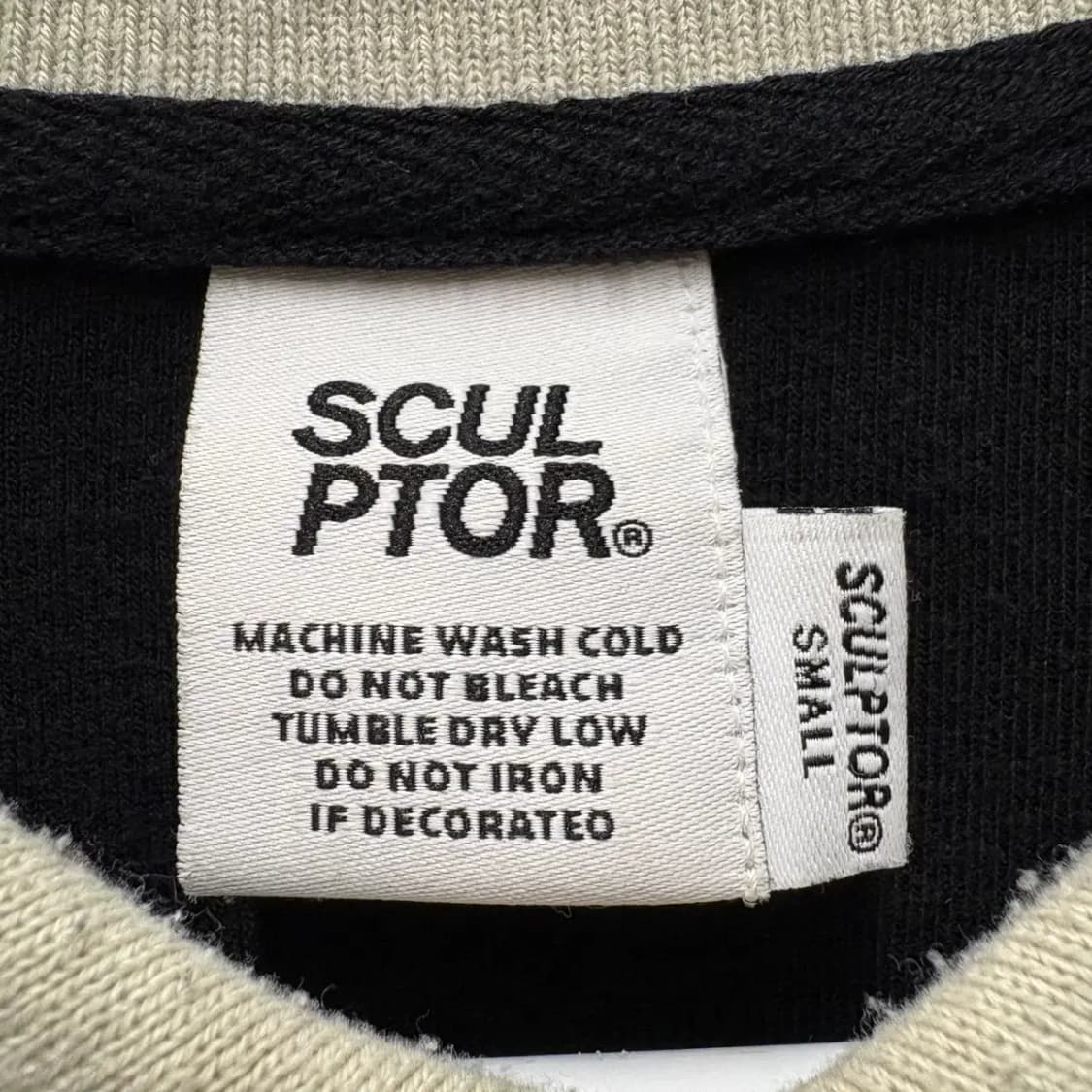 스컬프터 벨벳 카라 맨투맨 S 상품이미지3