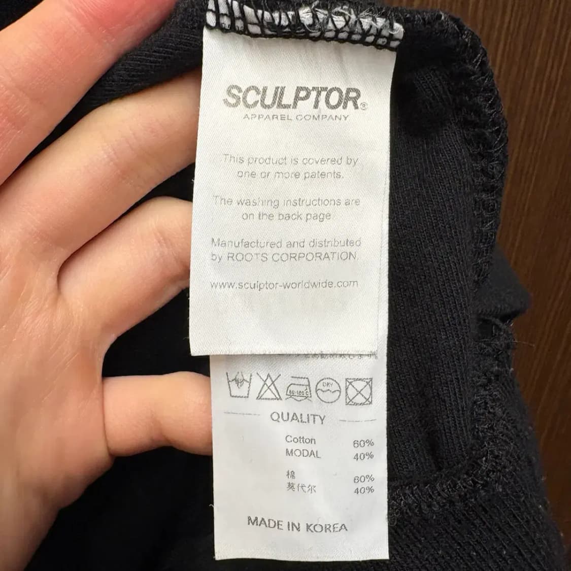 스컬프터 벨벳 카라 맨투맨 S 상품이미지5