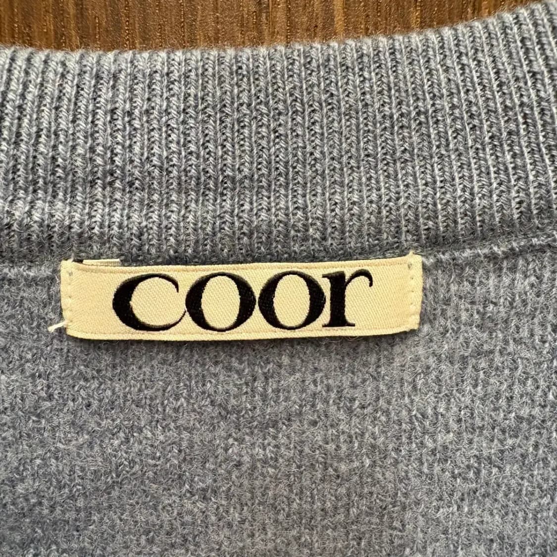 coor 쿠어 라운드 니트 L 상품이미지4