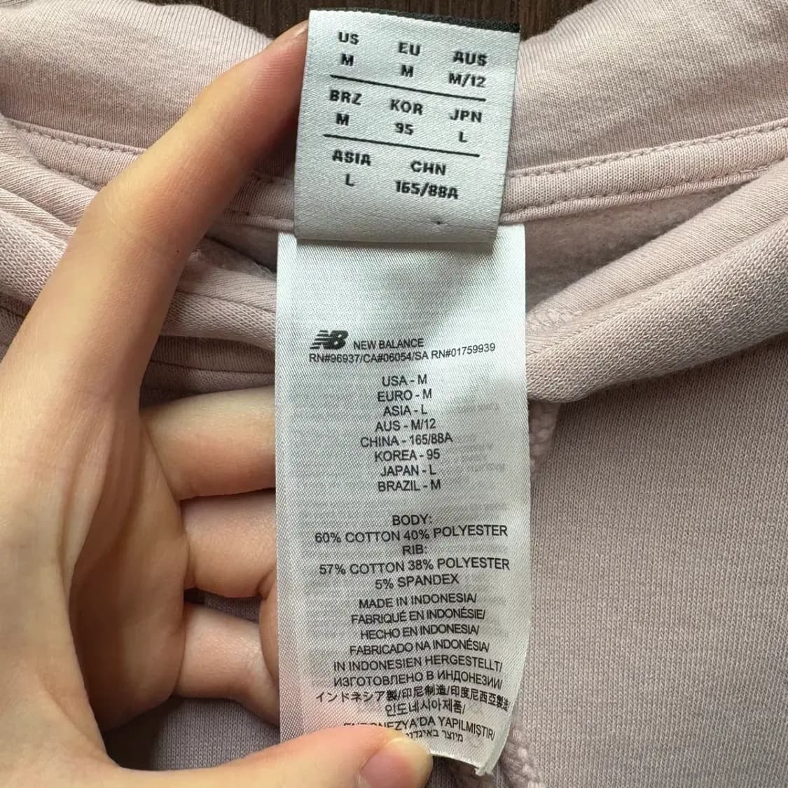 뉴발란스 후드티 M 상품이미지5