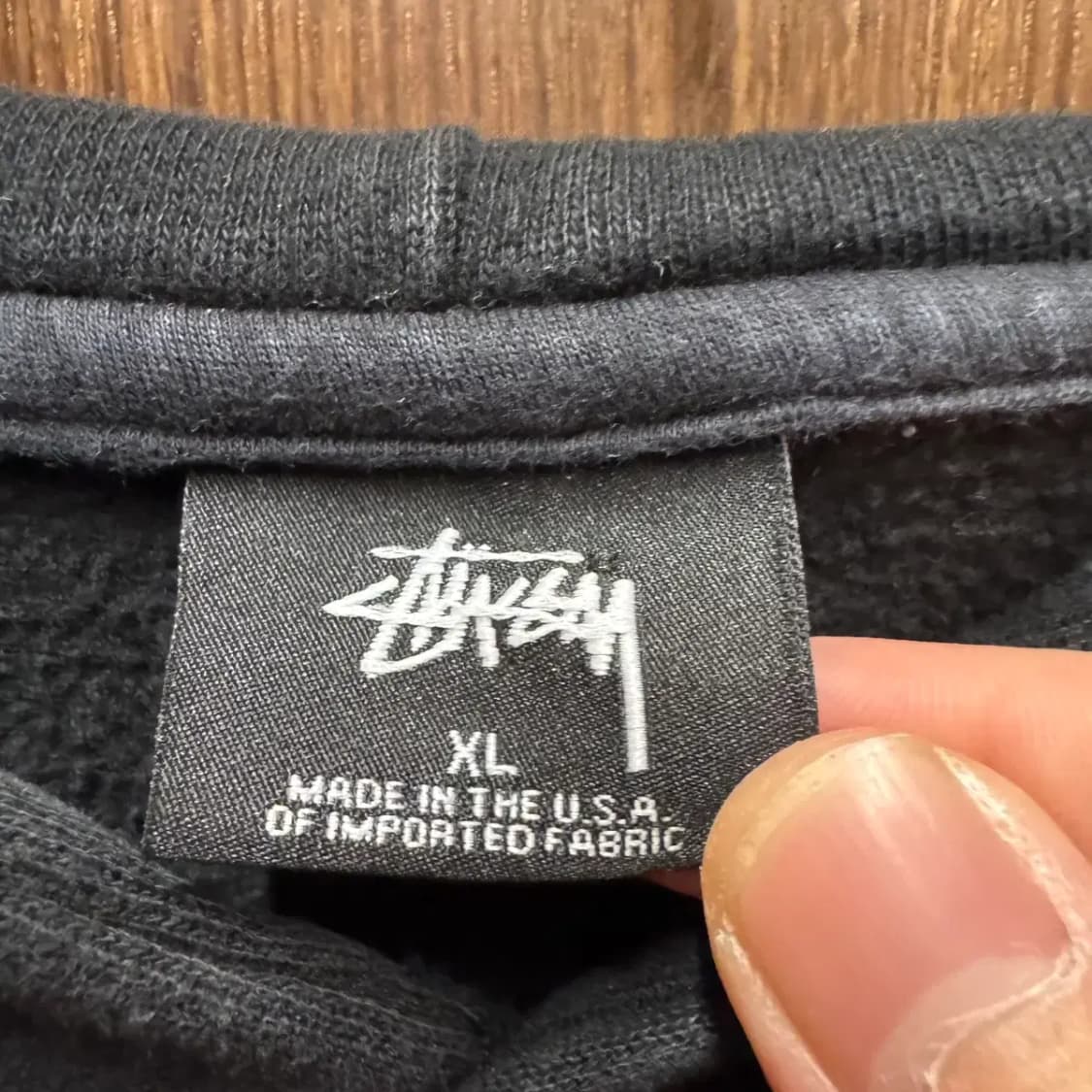 스투시 백로고 후드티 XL 상품이미지4