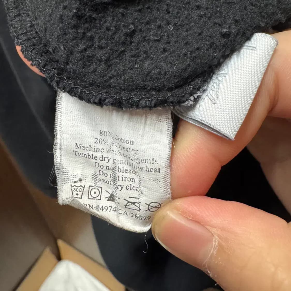 스투시 백로고 후드티 XL 상품이미지5