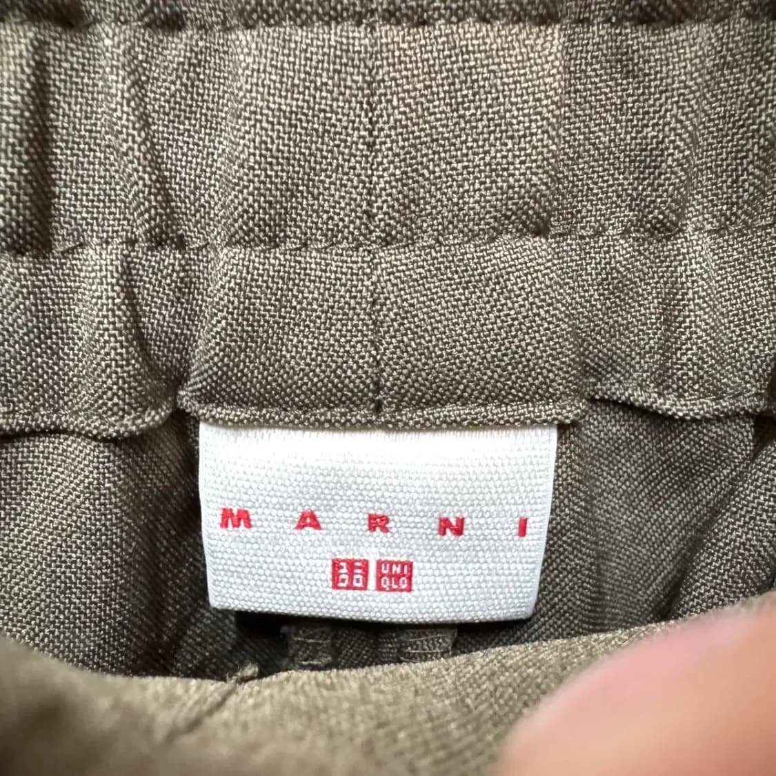 마르니 X 유니클로 팬츠 XL 상품이미지4