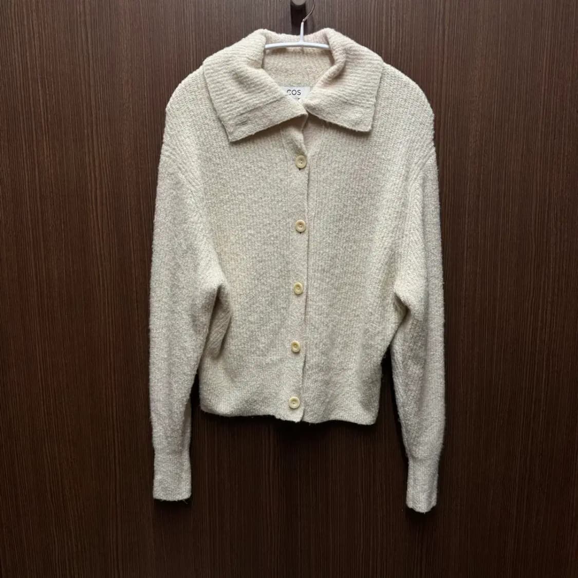 COS 코스 부클레 니트 가디건 여성 S 상품이미지1