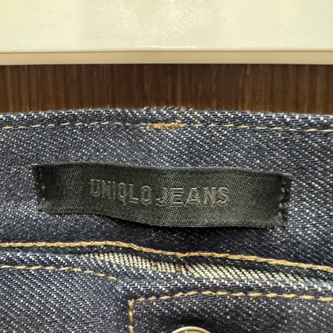 유니클로 생지 진청 셀비지 34 사이즈 상품이미지3