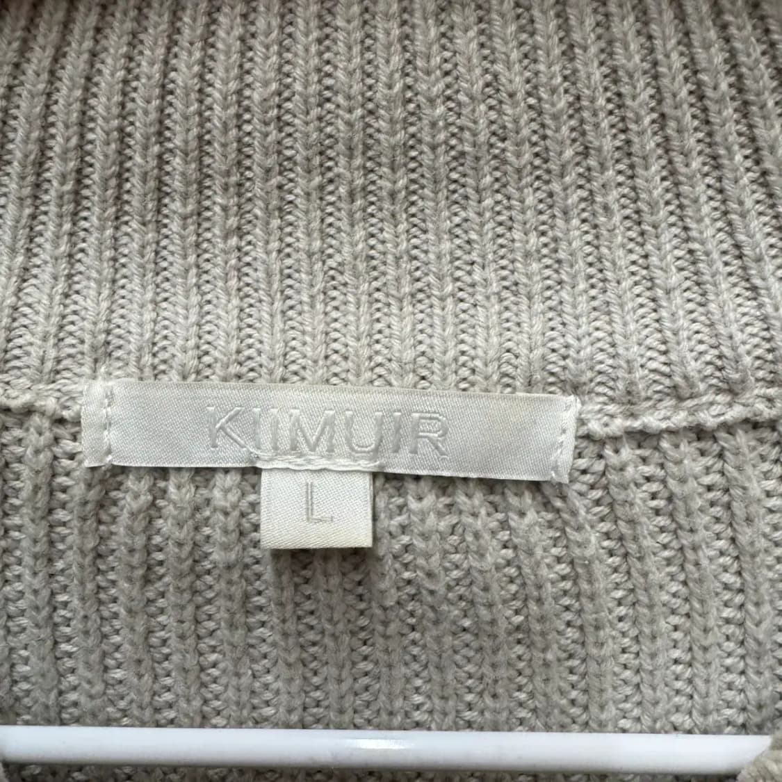 키뮤어 니트 반집업 L 상품이미지3