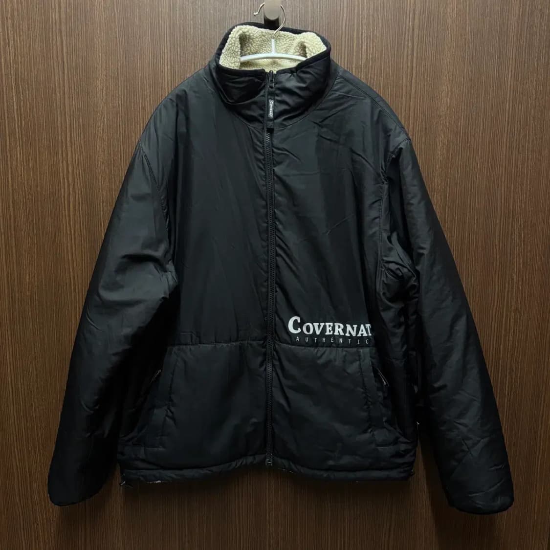 커버낫 양면 패딩/후리스 집업 점퍼 L 상품이미지1