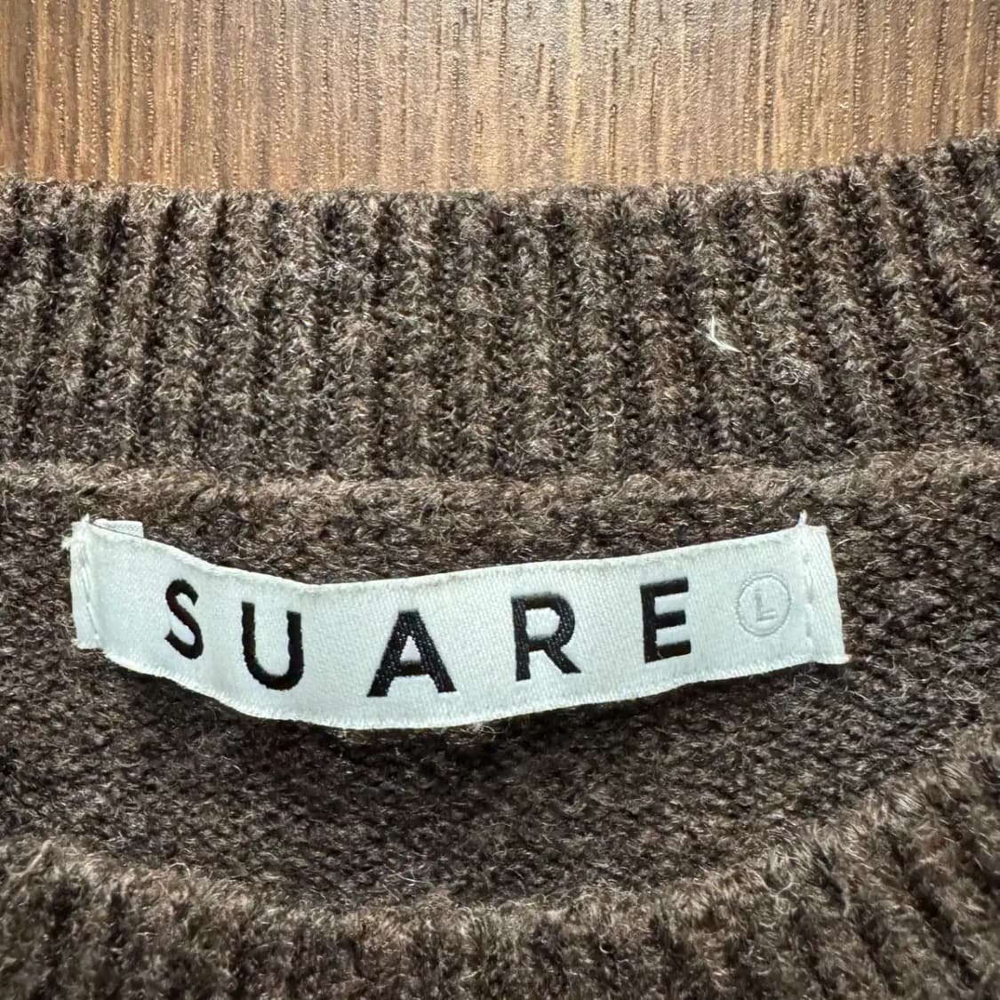 SUARE 수아레 라운드 니트 L 상품이미지3