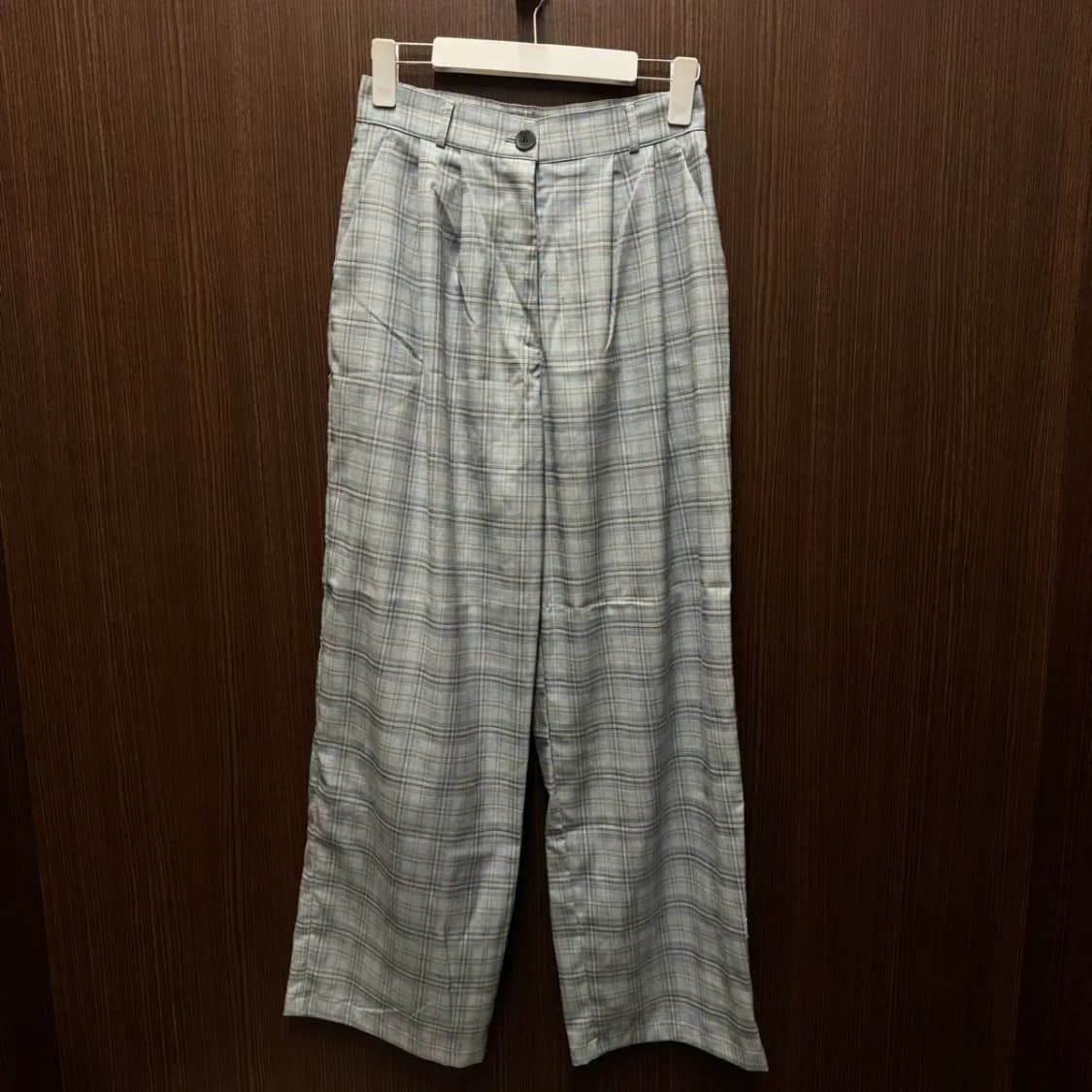 스컬프터 체크 팬츠 여성 S 상품이미지1