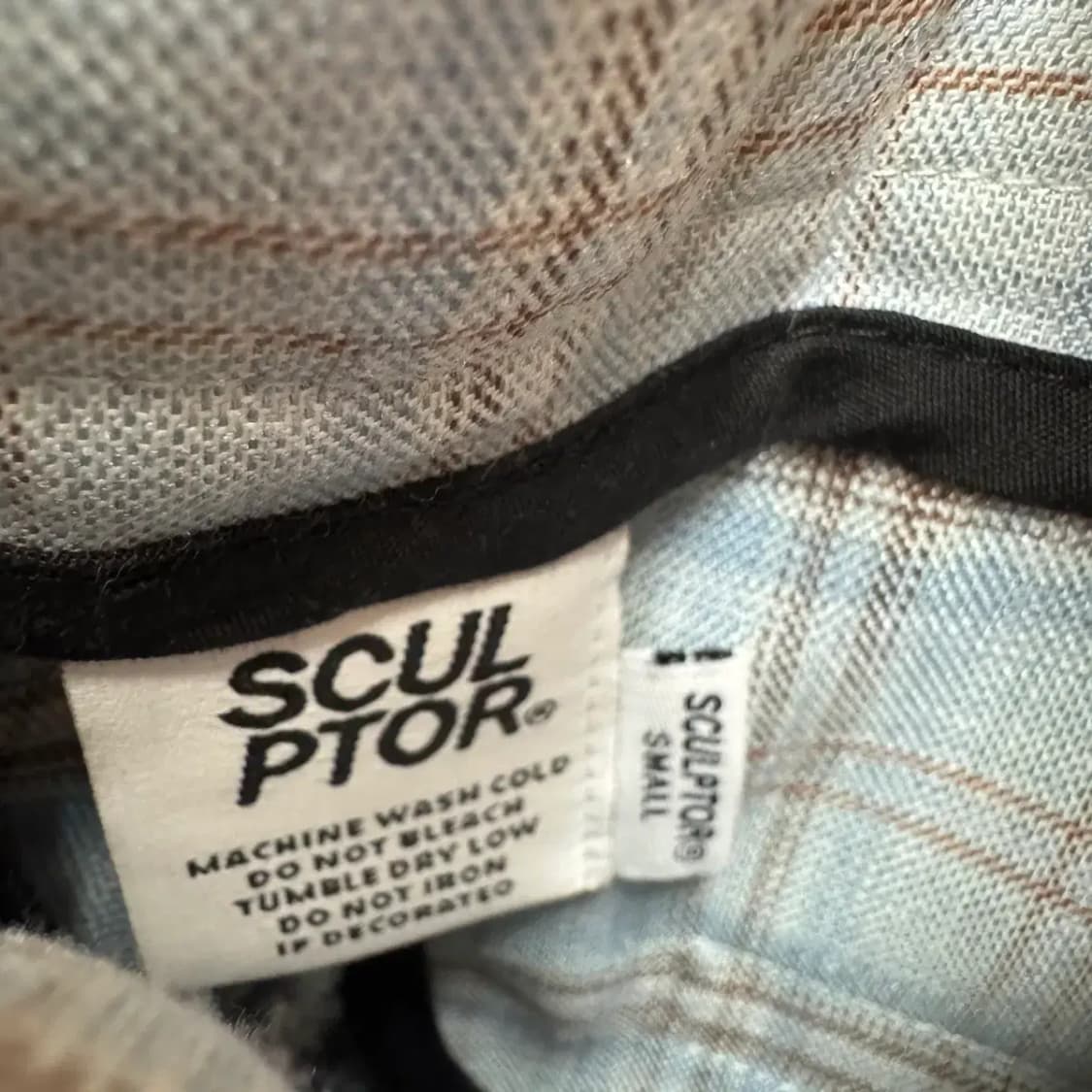 스컬프터 체크 팬츠 여성 S 상품이미지3