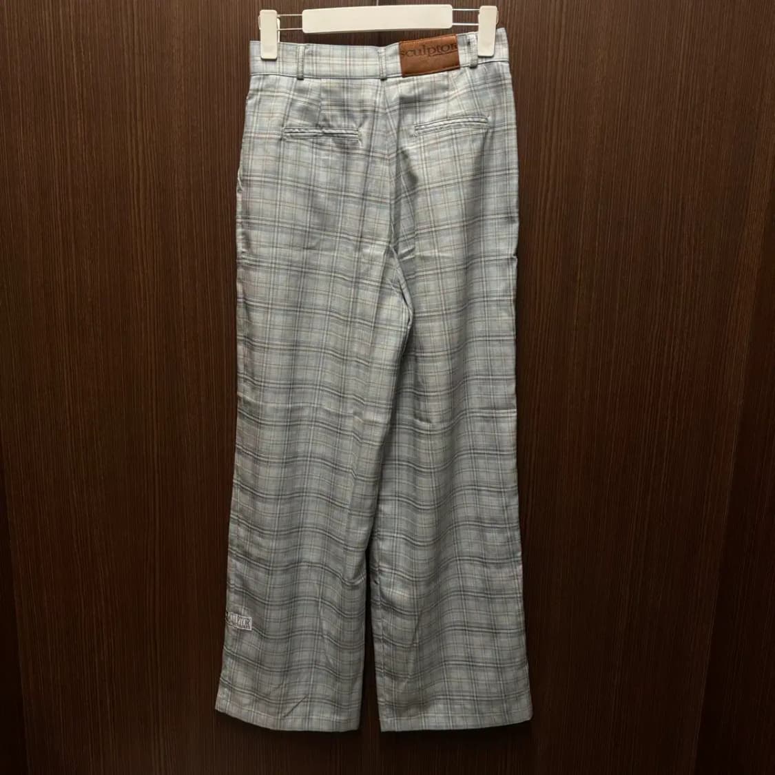 스컬프터 체크 팬츠 여성 S 상품이미지4