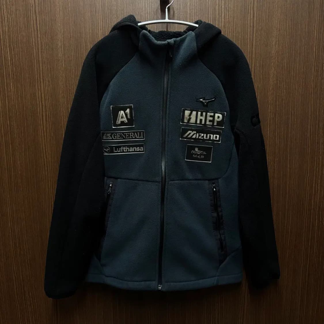 미즈노 후리스 후드집업 L 상품이미지1