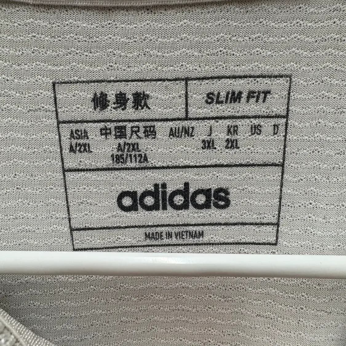 아디다스 기능성 트레이닝 반팔 카라티 XXL 상품이미지3