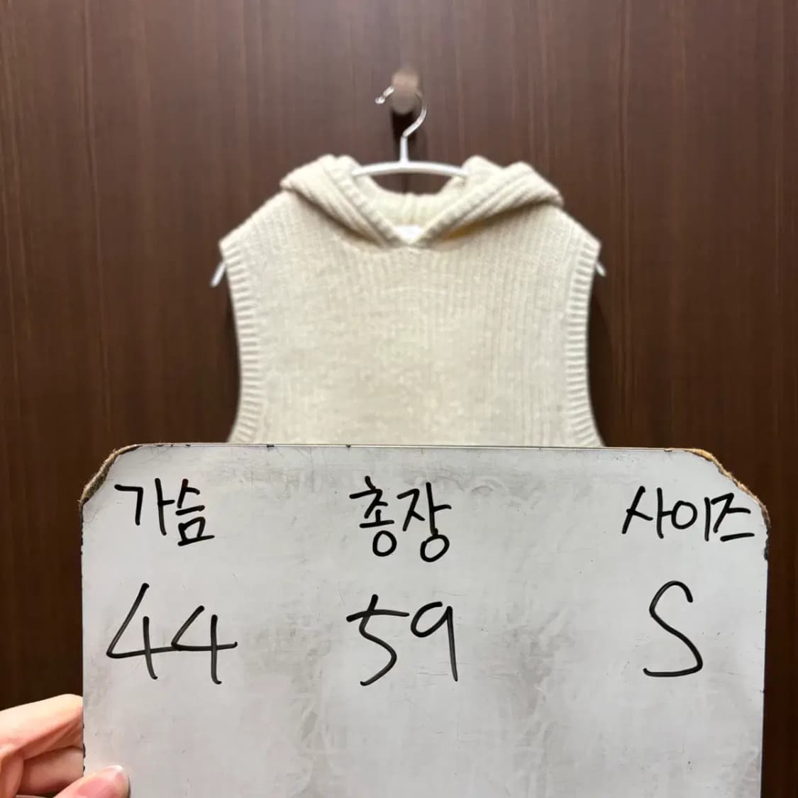 ZARA 자라 니트 후드 조끼 S 상품이미지2