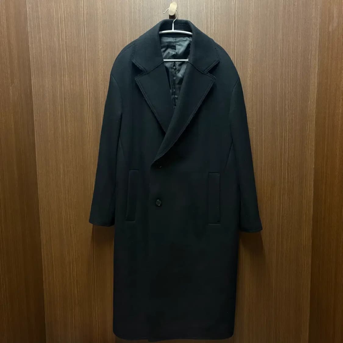 코모도 블랙 롱코트 105 상품이미지1