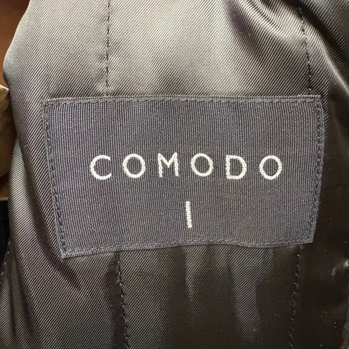 코모도 블랙 롱코트 105 상품이미지4