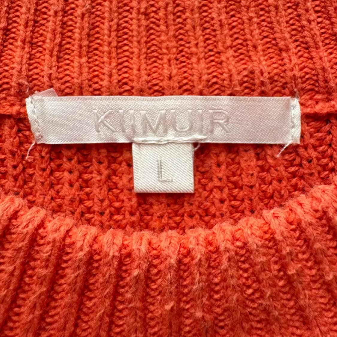 키뮤어 라운드 니트 L 상품이미지4