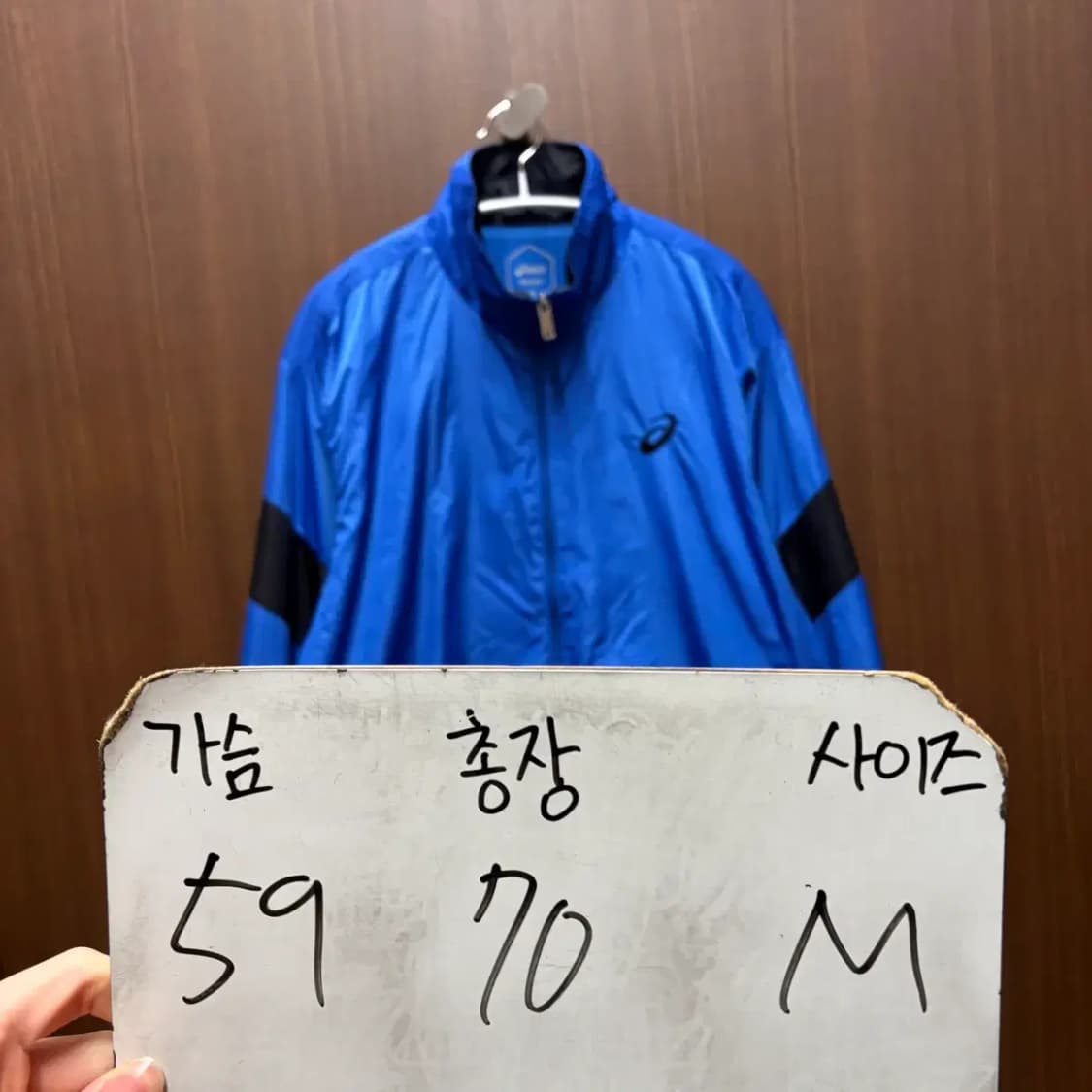 아식스 우븐 트레이닝 집업 M 상품이미지2