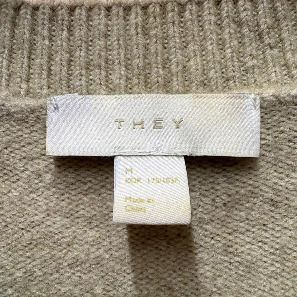 THEY 데이 라운드 니트 M 상품이미지4