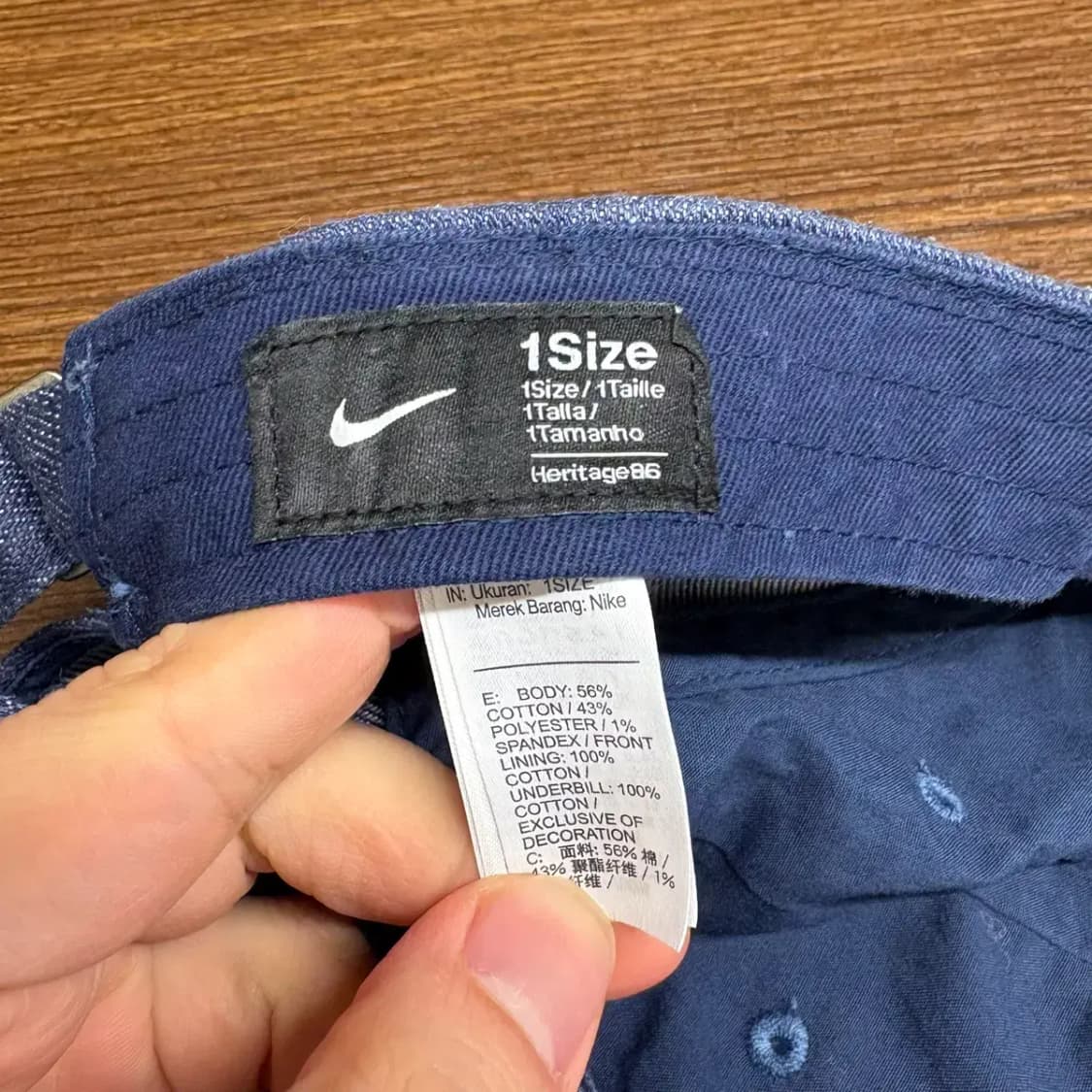 나이키 스우시 데님 볼캡 상품이미지4