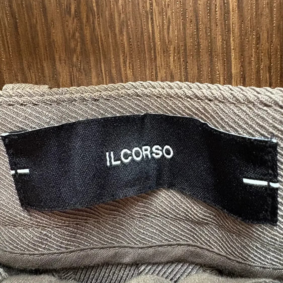 일꼬르소 와이드 슬랙스 팬츠 82 사이즈 상품이미지3