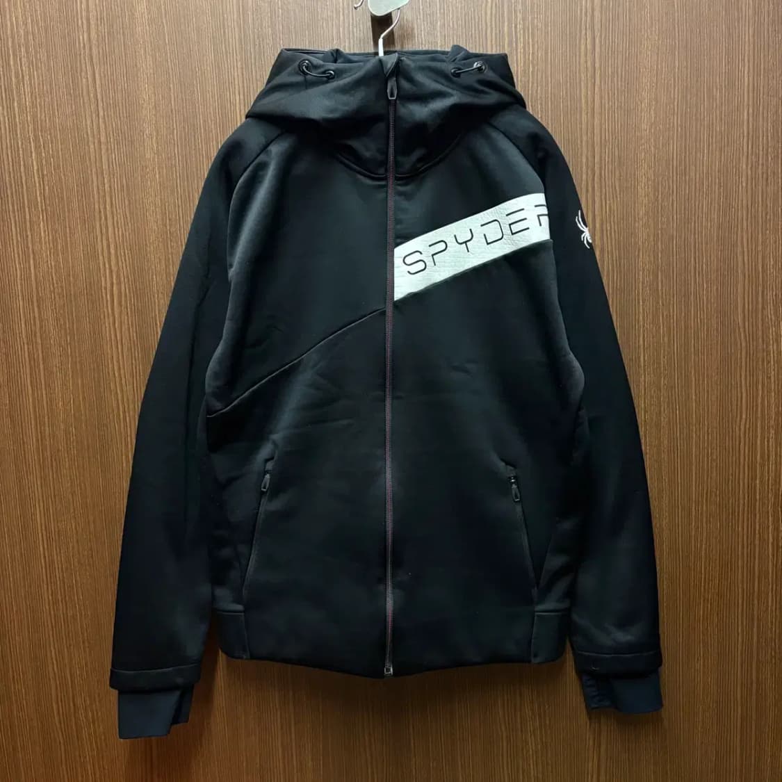 스파이더 방풍 기모 트레이닝 후드집업 L 상품이미지1