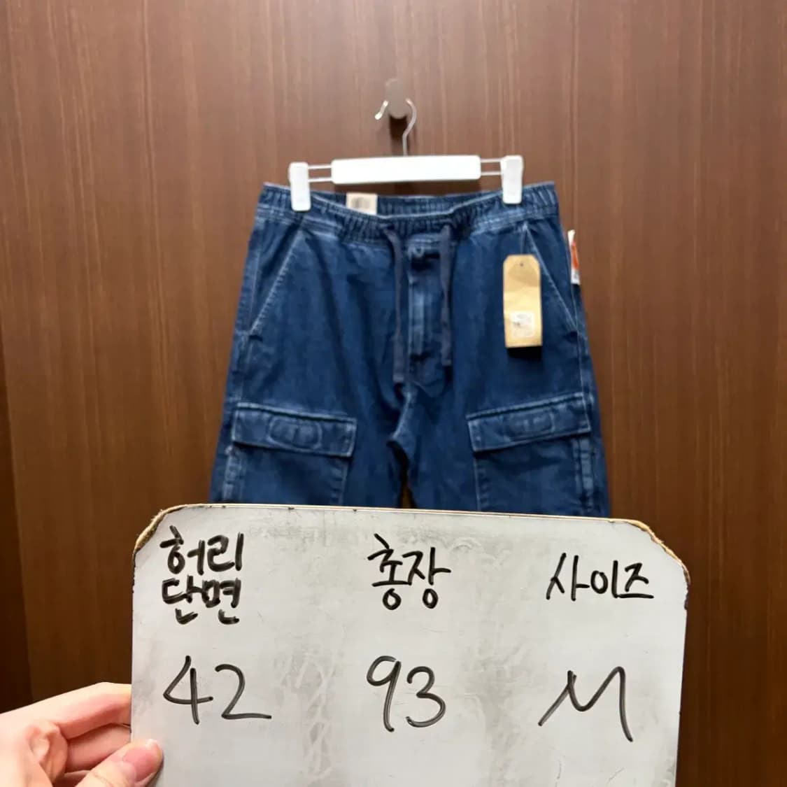(새상품) 리바이스 인디고 데님 카고 팬츠 M 상품이미지2