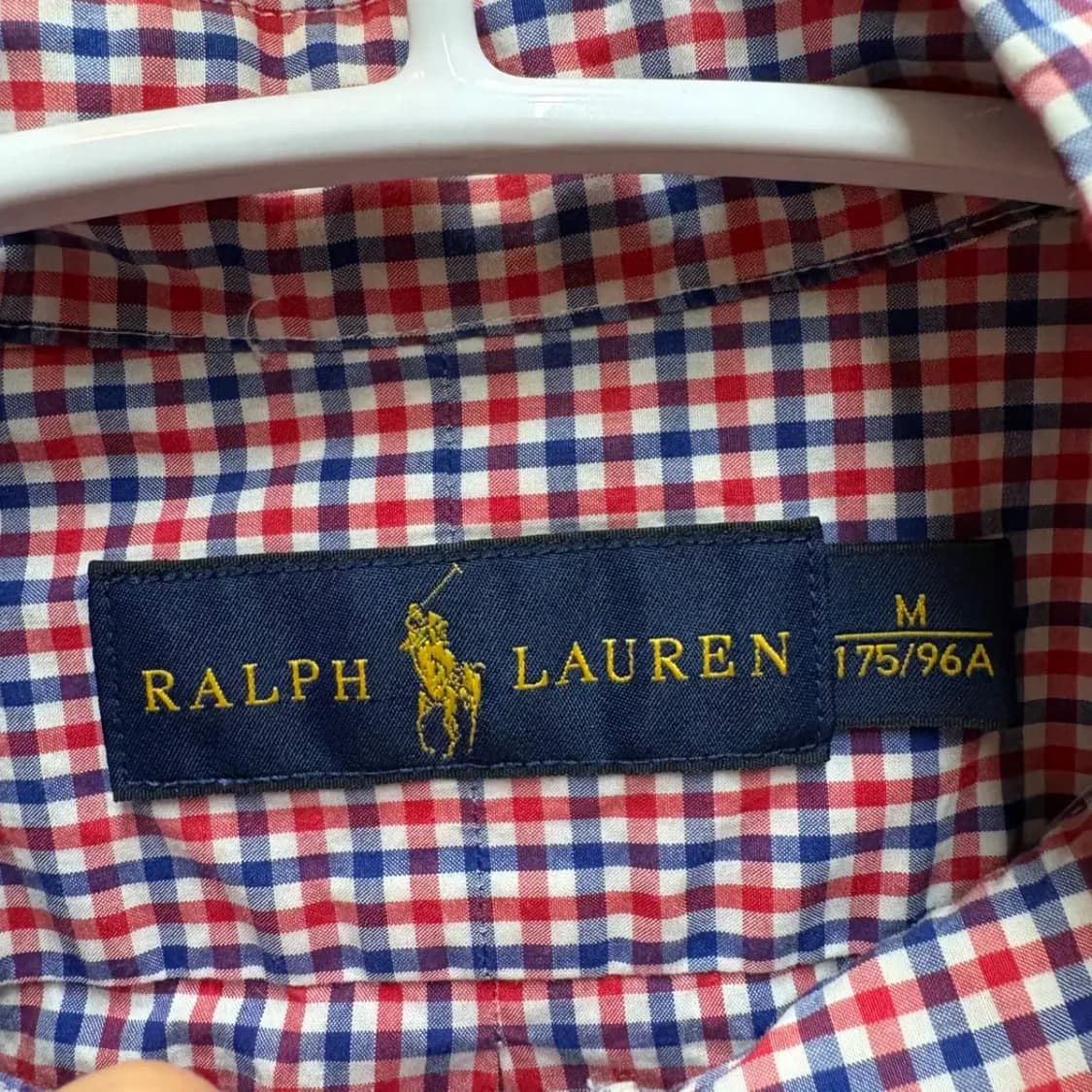 폴로 최신라벨 체크 남방 M 상품이미지4