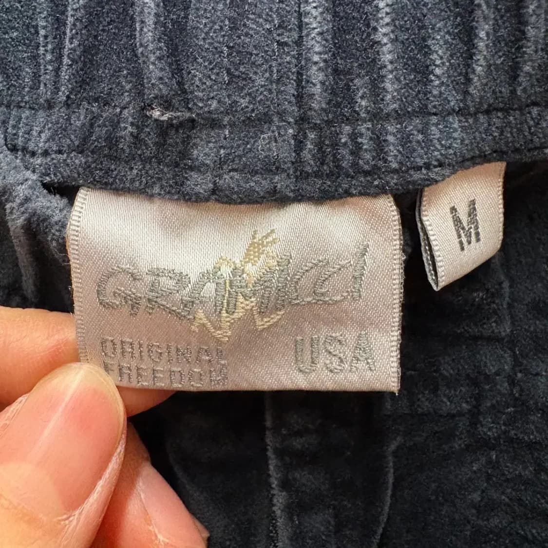 그라미치 벨벳 팬츠 M 상품이미지4