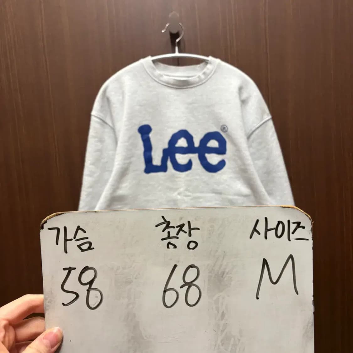 Lee 라운드 맨투맨 M 상품이미지2