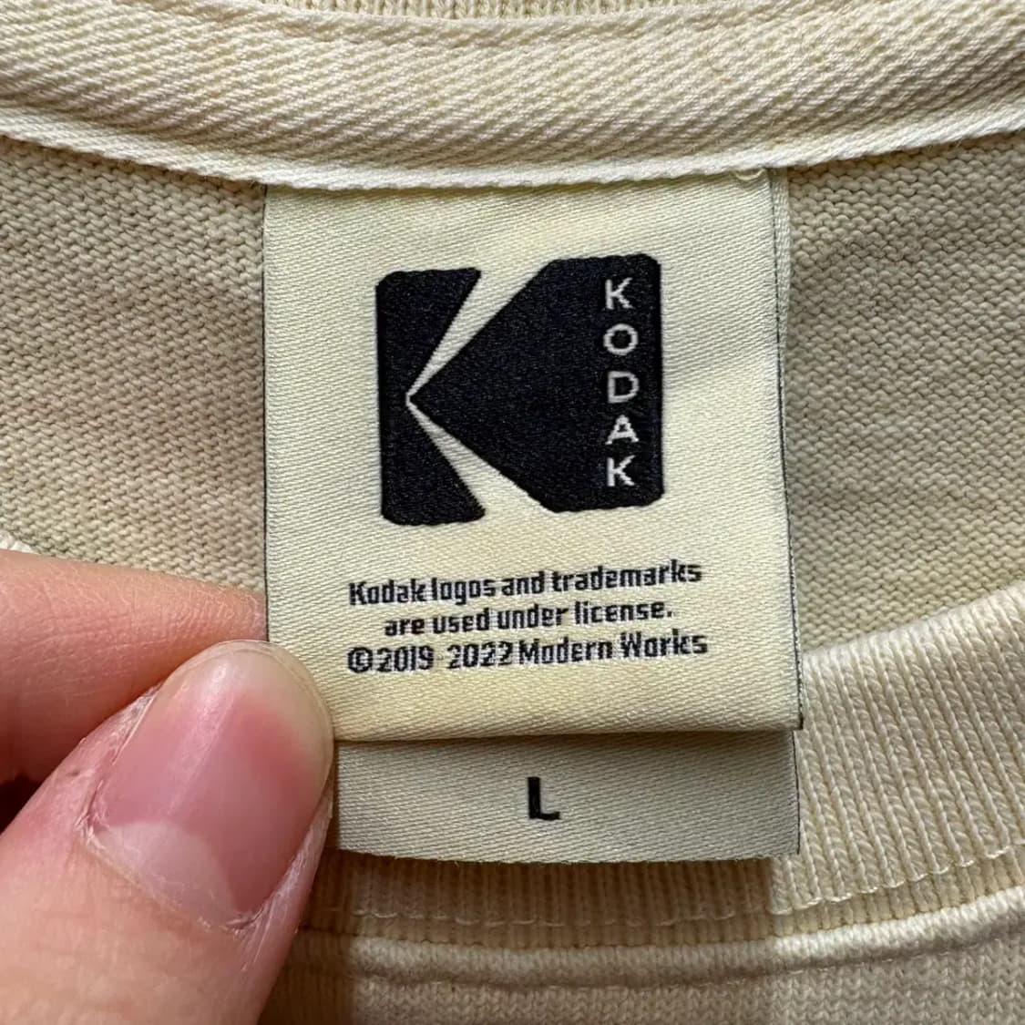 코닥 라운드 반팔 L 상품이미지4