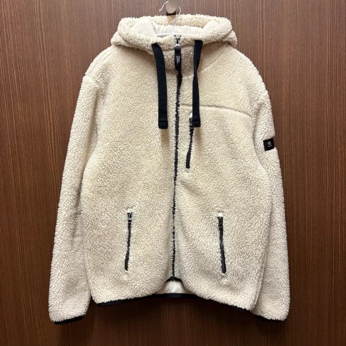 내셔널지오그래픽 와펜 뽀글이 후리스 후드집업 M (와펜 O) 상품이미지1