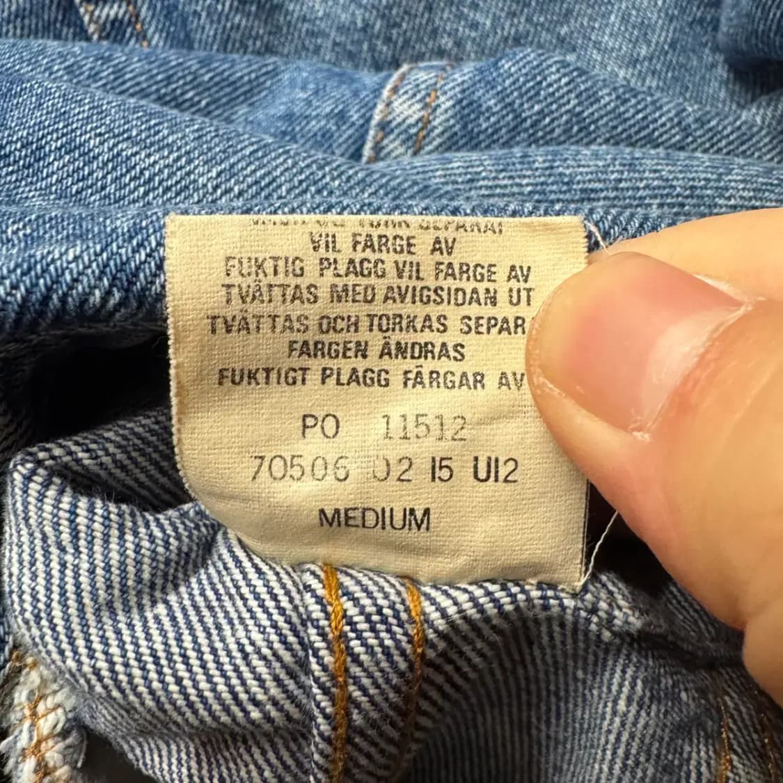 리바이스 데님 자켓 M 상품이미지5