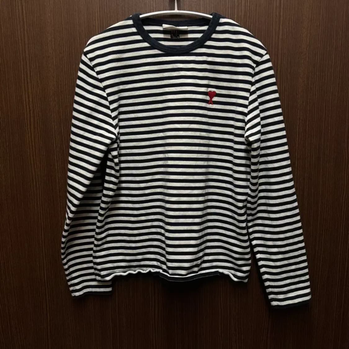 AMI 아미 스트라이프 롱슬리브 긴팔 S 상품이미지1