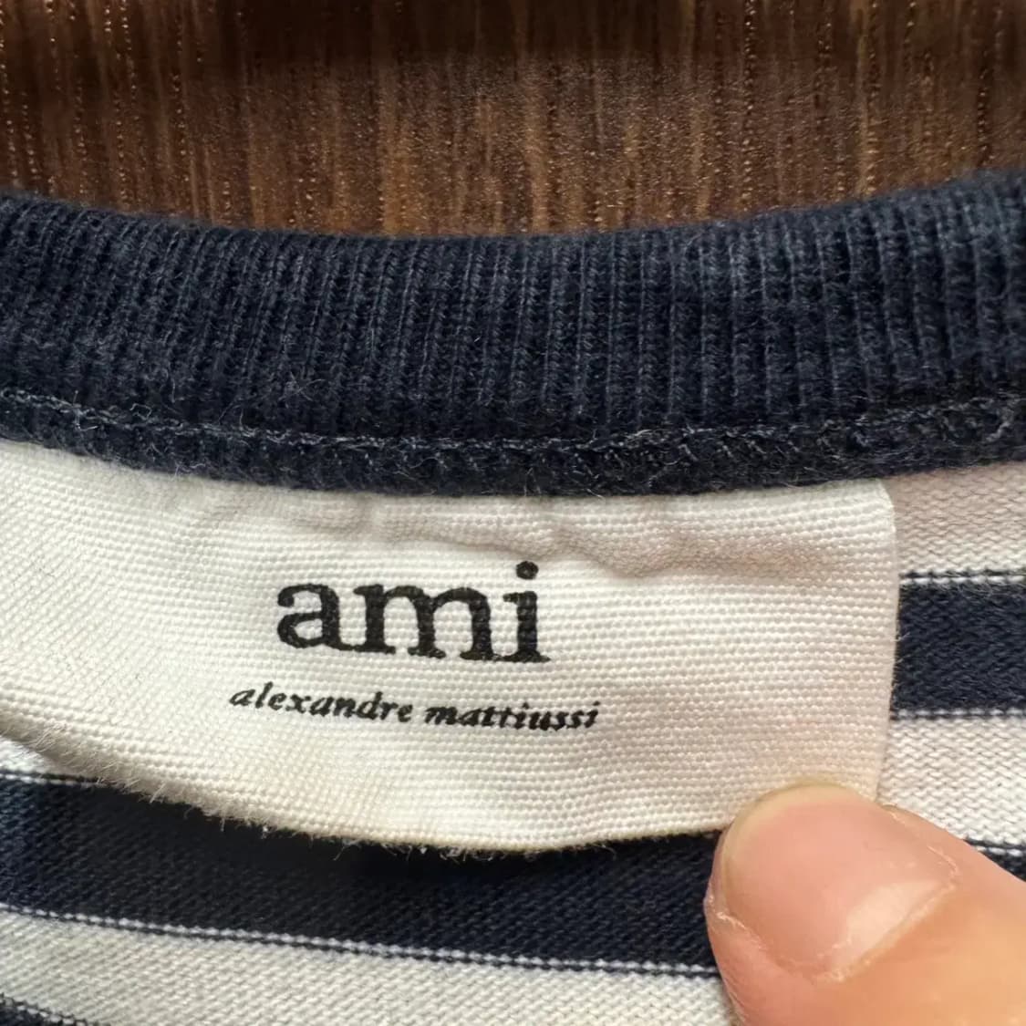 AMI 아미 스트라이프 롱슬리브 긴팔 S 상품이미지3