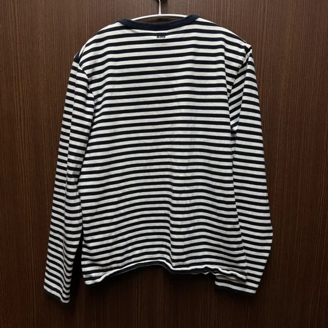 AMI 아미 스트라이프 롱슬리브 긴팔 S 상품이미지5