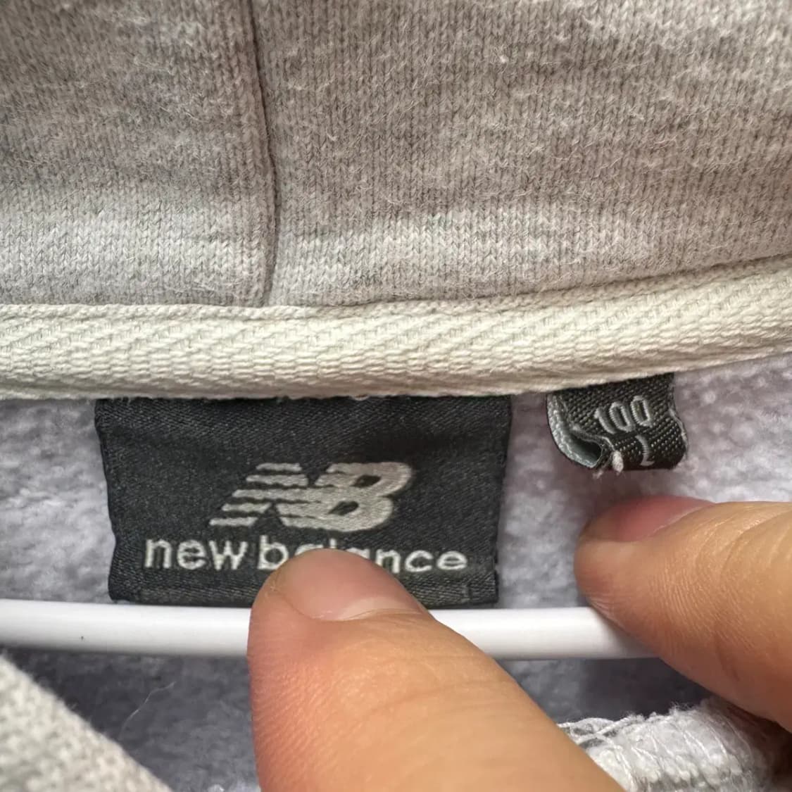 뉴발란스 아치로고 후드티 L 상품이미지3