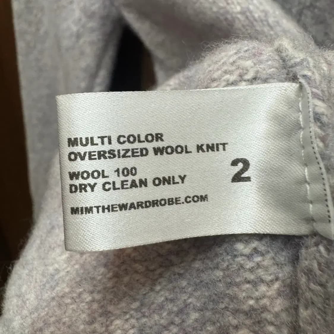 밈더워드로브 라운드 니트 2 사이즈 상품이미지5