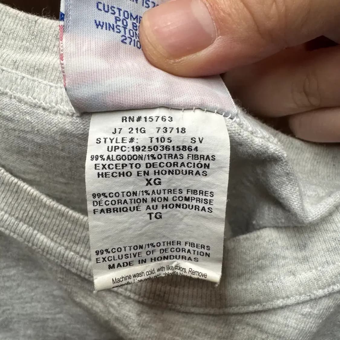 챔피온 라운드 반팔 XL 상품이미지5