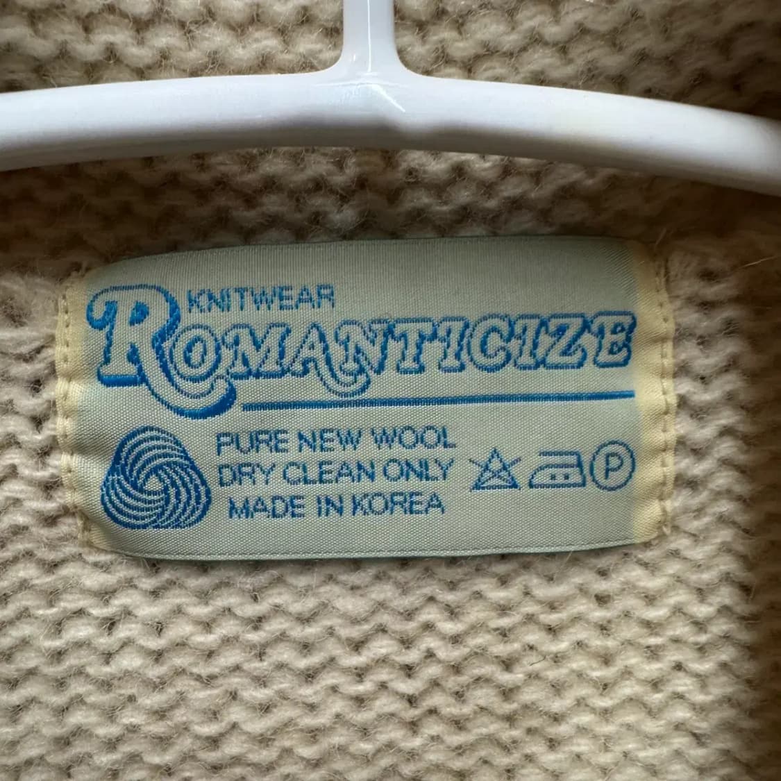 로맨티사이즈 울 니트 가디건 집업 상품이미지3
