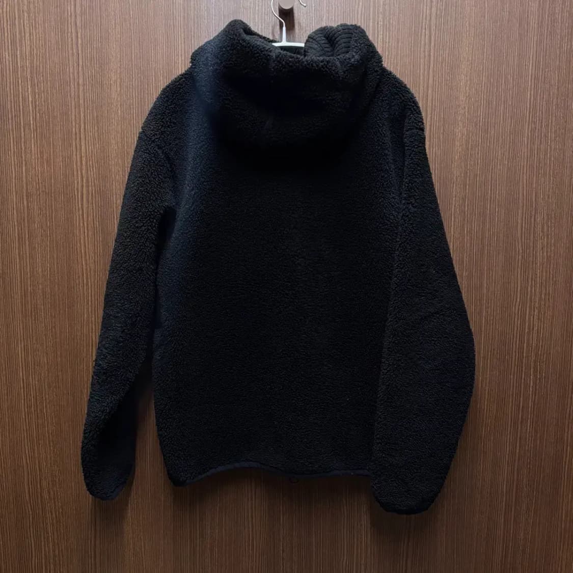 스파이더 뽀글이 후드집업 S (오버핏) 상품이미지4