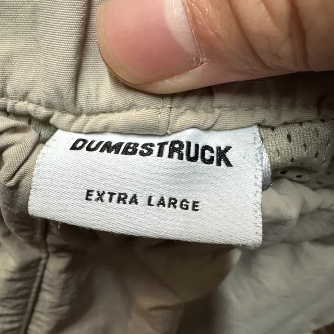 덤브스트럭 우븐 반바지 L 상품이미지4