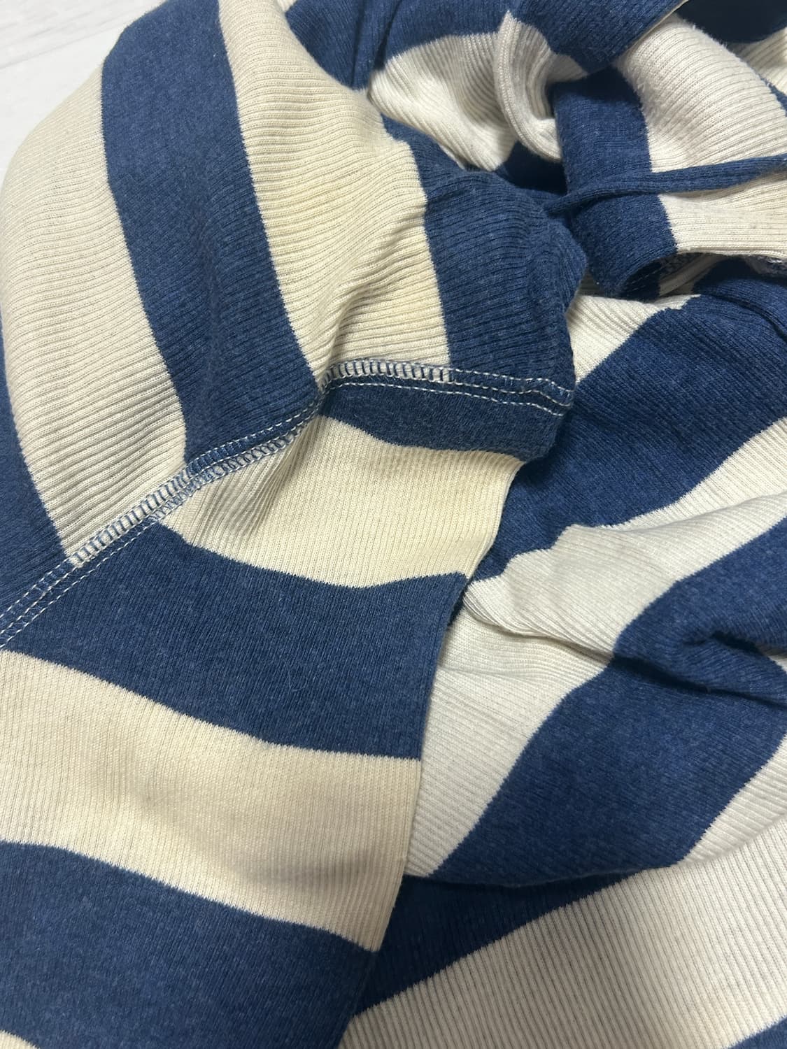 (무배) 폴로 진스 단가라 네이비 브이넥 니트 상품이미지4