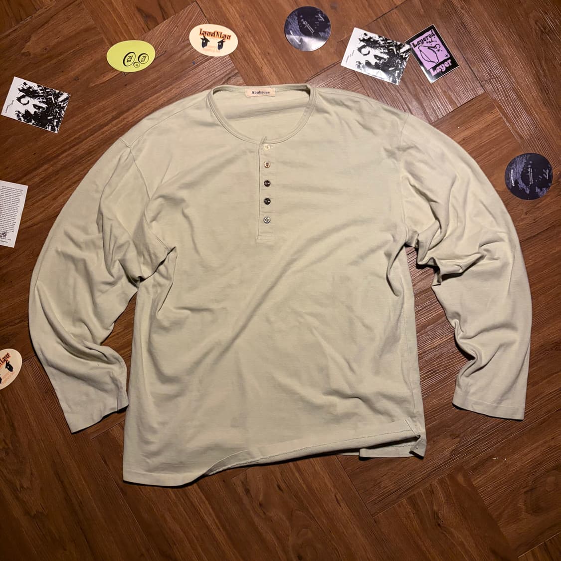 Aba house 5 button henryneck long sleeve 상품이미지2