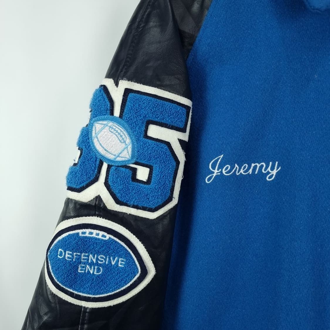 [아메리칸빈티지] 레더 슬리브 빈티지 바시티 자켓 M18507 상품이미지7