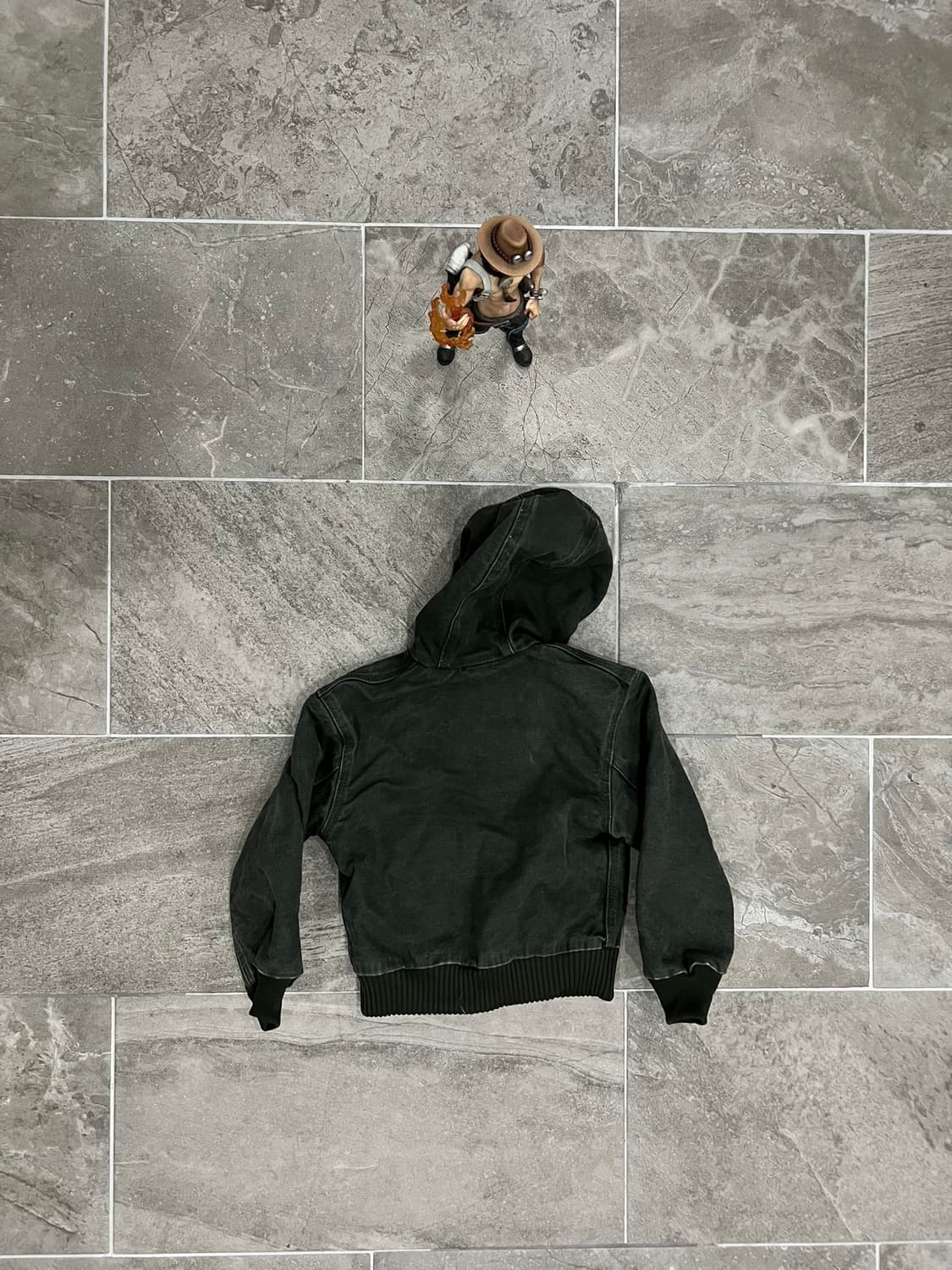 (XS) 칼하트 후드 덕 액티브 보이즈 자켓 YYJ130 MOS 모스그린 상품이미지2