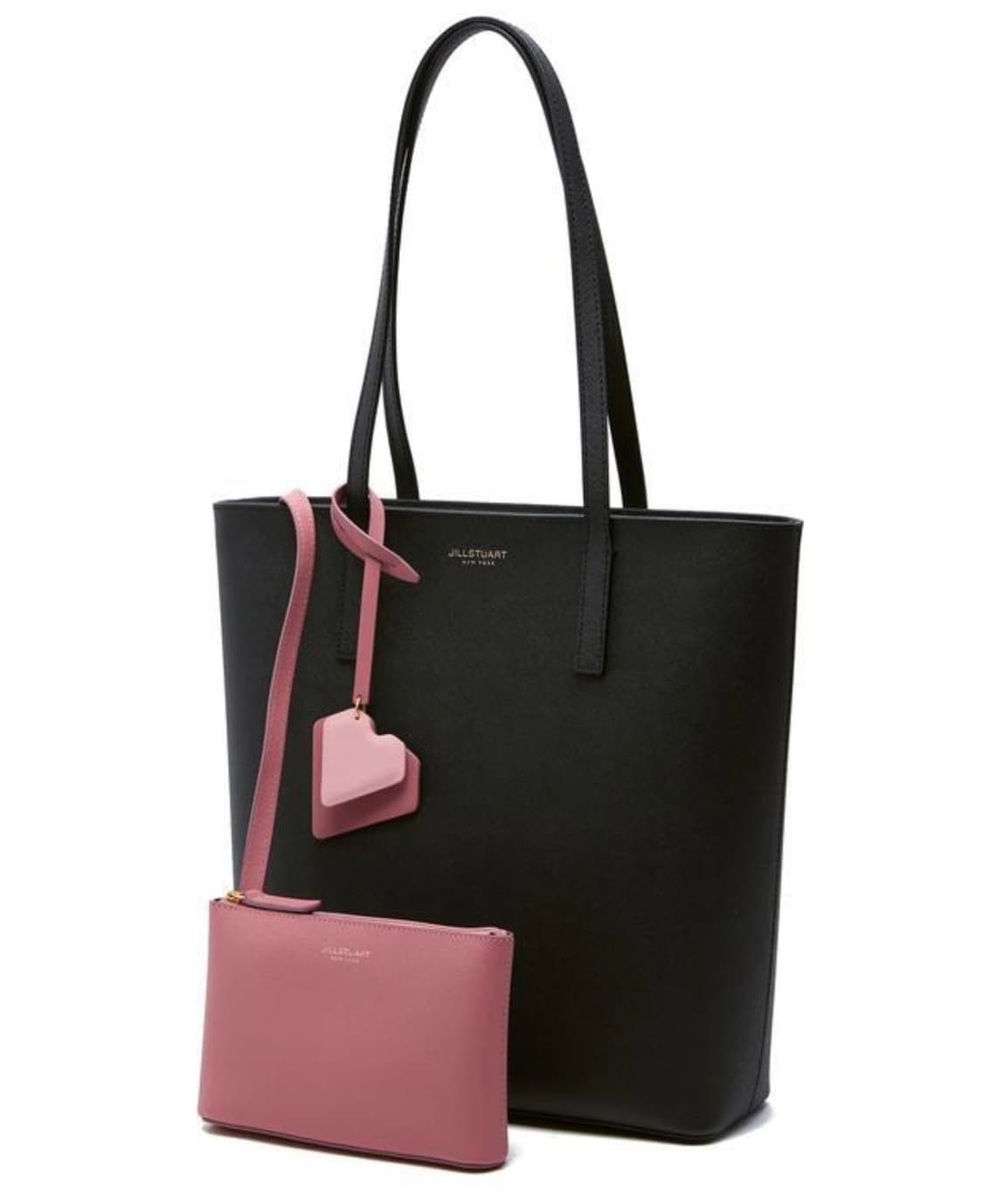 질스튜어트 뉴욕 블랙 하트 참장식 미니 파우치 숄더백 상품이미지1