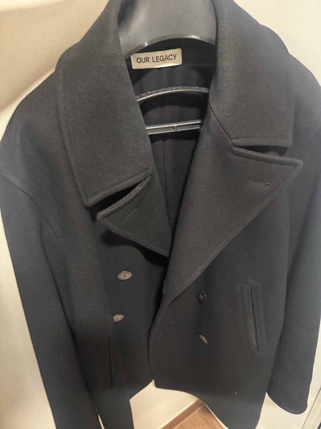 [50]아워레가시 피코트 블랙 상품이미지4