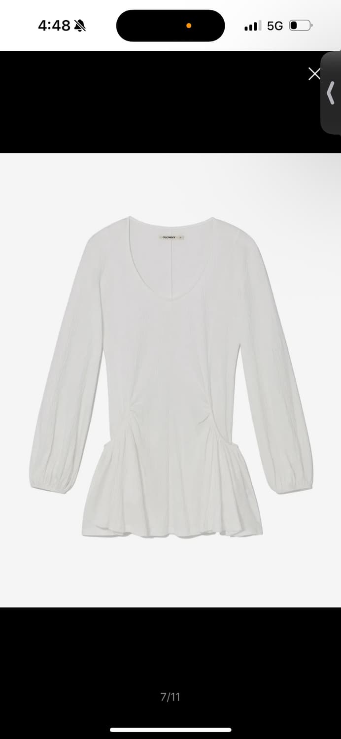 글로니 하우스 링클 원피스 HOUSE WRINKLE DRESS (WHIT 상품이미지1