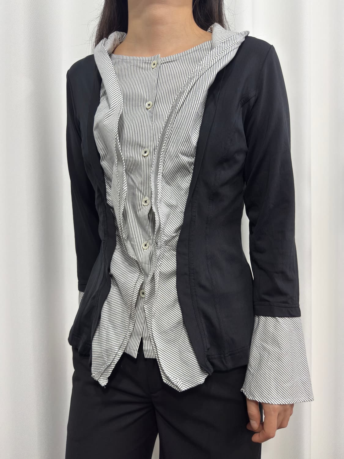 hiroko bis shirt layered top 상품이미지1